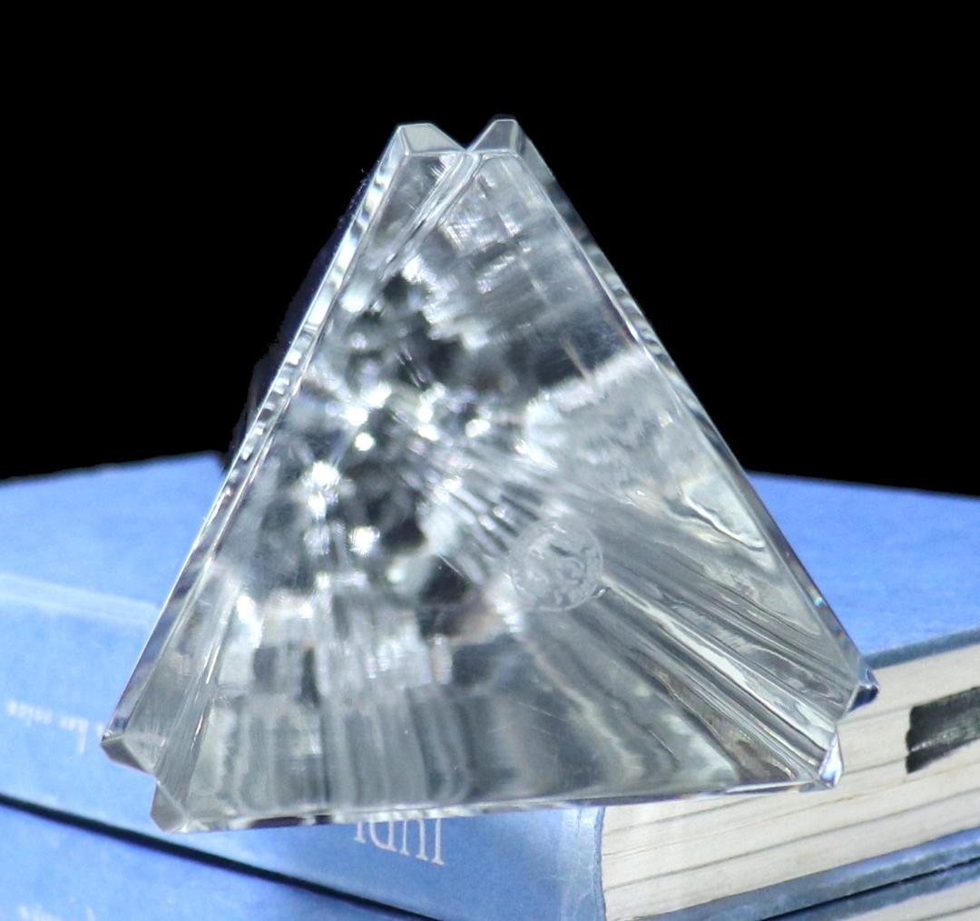 オールド・バカラ 特大作品稀少美品 45.8cm2.1kg オブジェ オベリスク