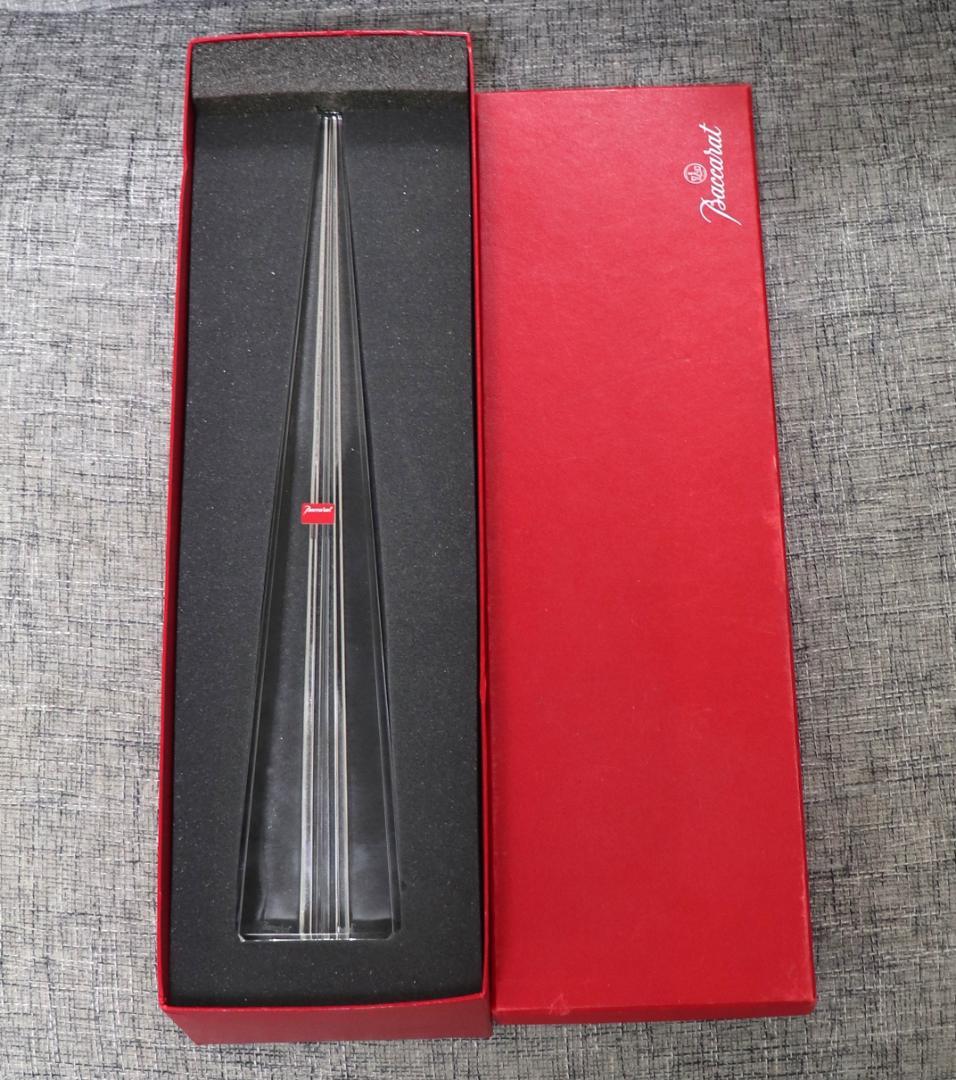 オールド・バカラ 特大作品稀少美品 45.8cm2.1kg オブジェ オベリスク