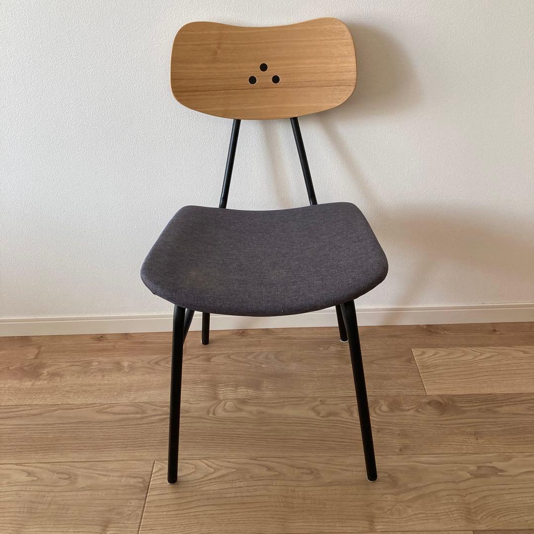 桜屋工業　ダイニングチェア　アイアン　ダークグレー