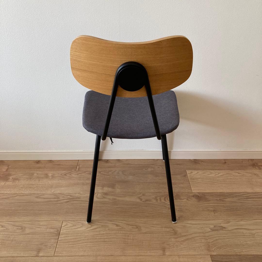 桜屋工業　ダイニングチェア　アイアン　ダークグレー