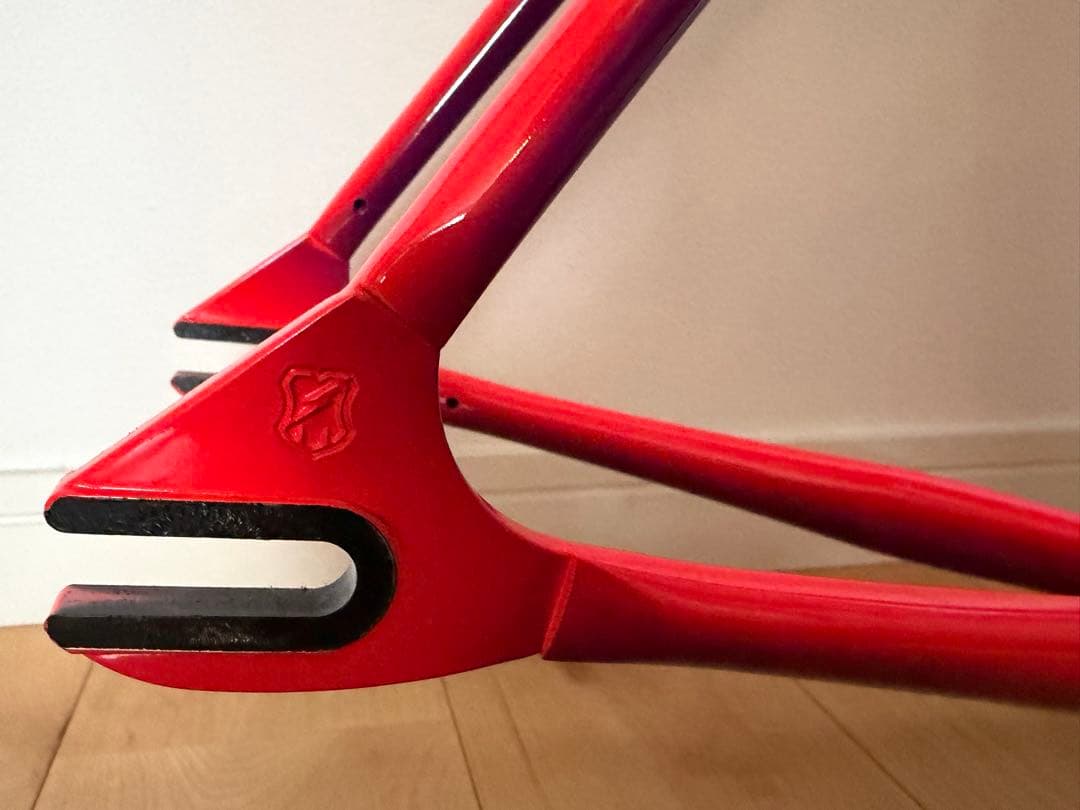 MASH STEEL ネオンフェード XSサイズ フレームセット ヘッド BB付