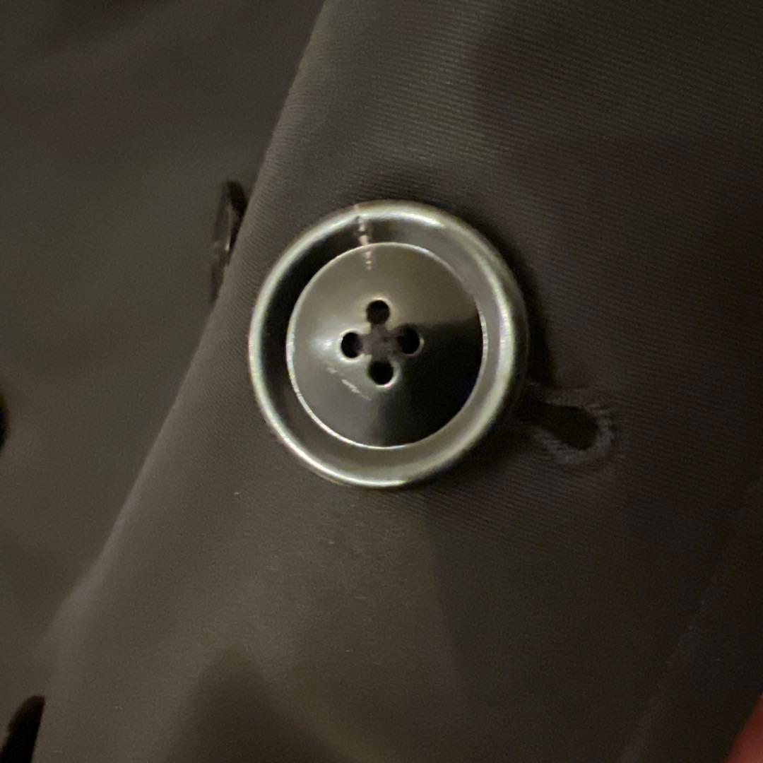 TOM FORD シルクポリ カシミヤ トレンチコート 46サイズ ブラック