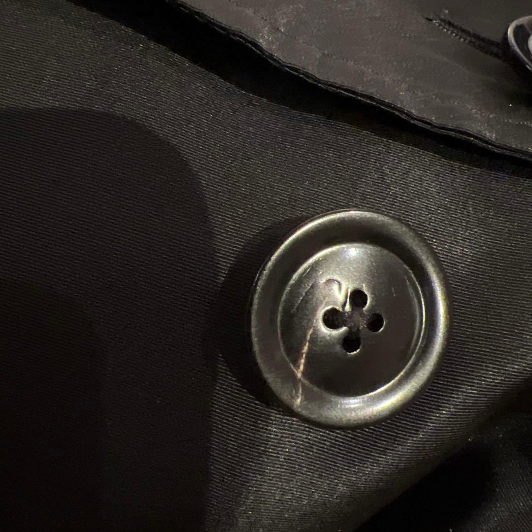 TOM FORD シルクポリ カシミヤ トレンチコート 46サイズ ブラック