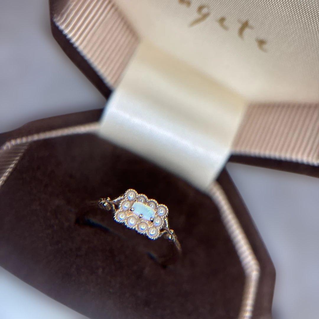 ル*ナ様 agete 10Kベビーパールリング　　15号