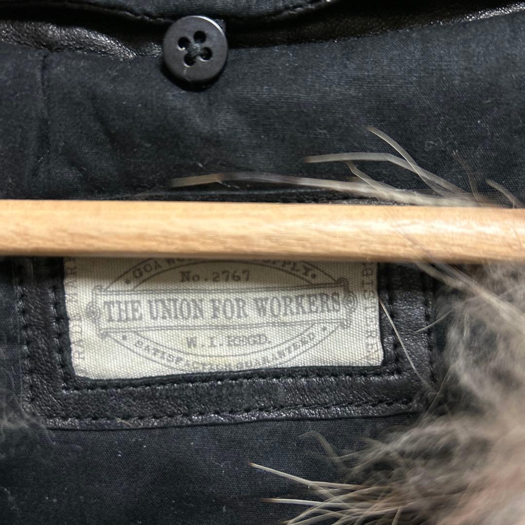 goa ファー レザージャケット