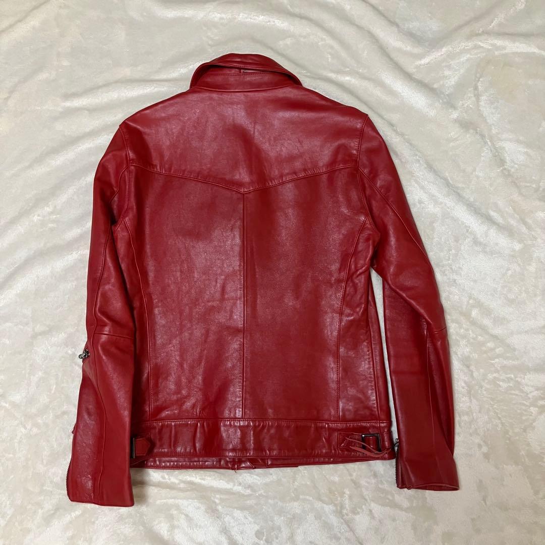 ジャケット・アウター Liugoo Leathers riders jacket lamb y2k