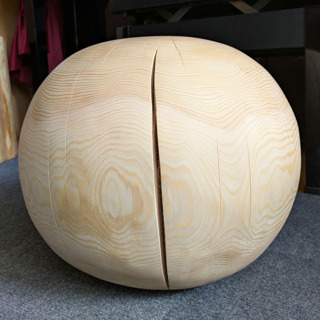 mato　　天然ヒバ　丸型　切り株　丸太　高さ約32㎝