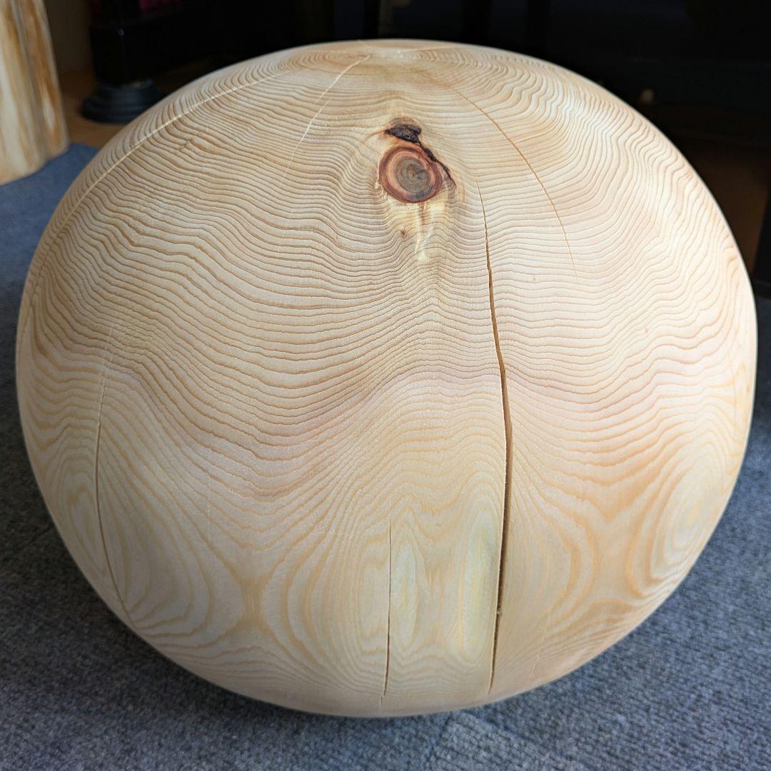 mato　　天然ヒバ　丸型　切り株　丸太　高さ約32㎝