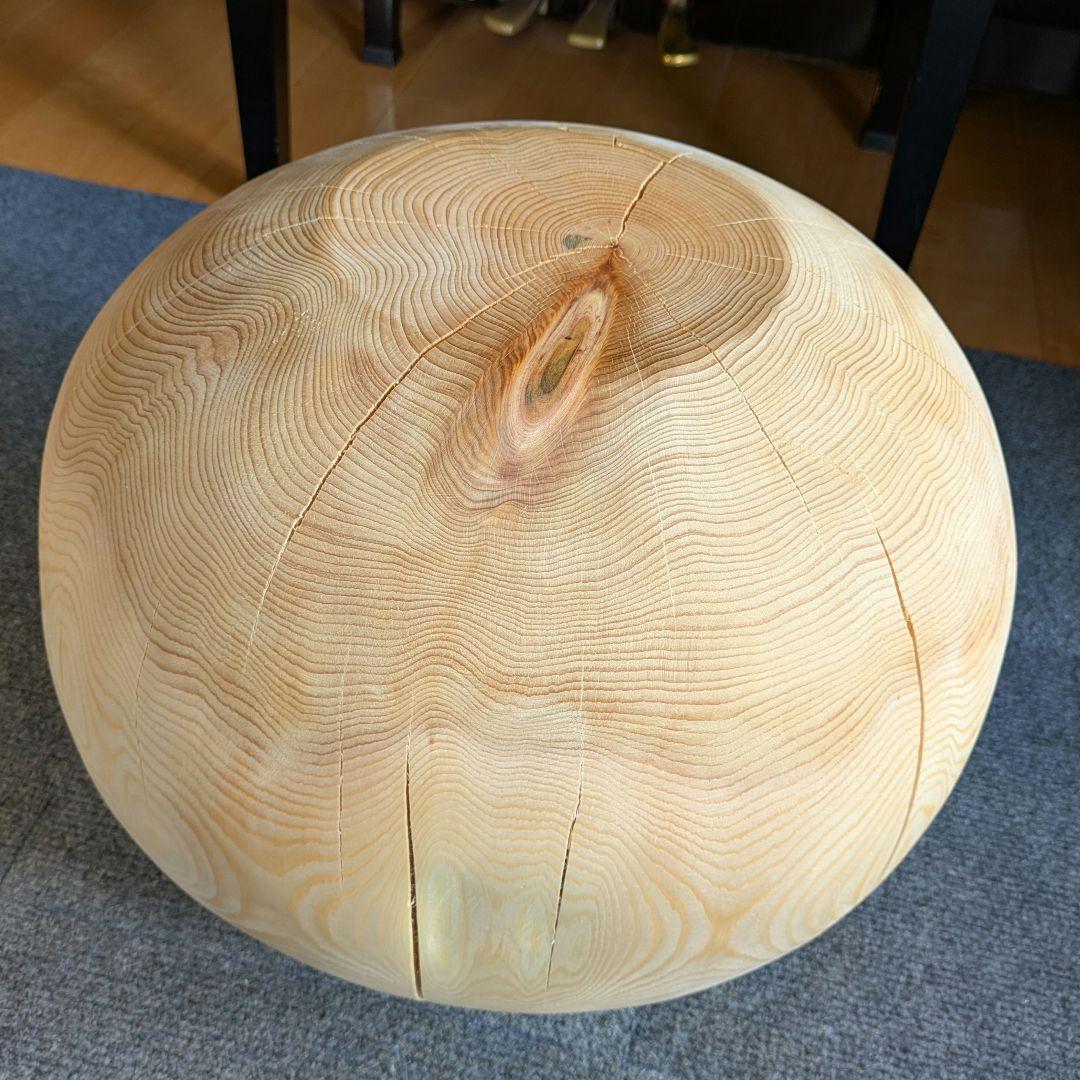 mato　　天然ヒバ　丸型　切り株　丸太　高さ約32㎝