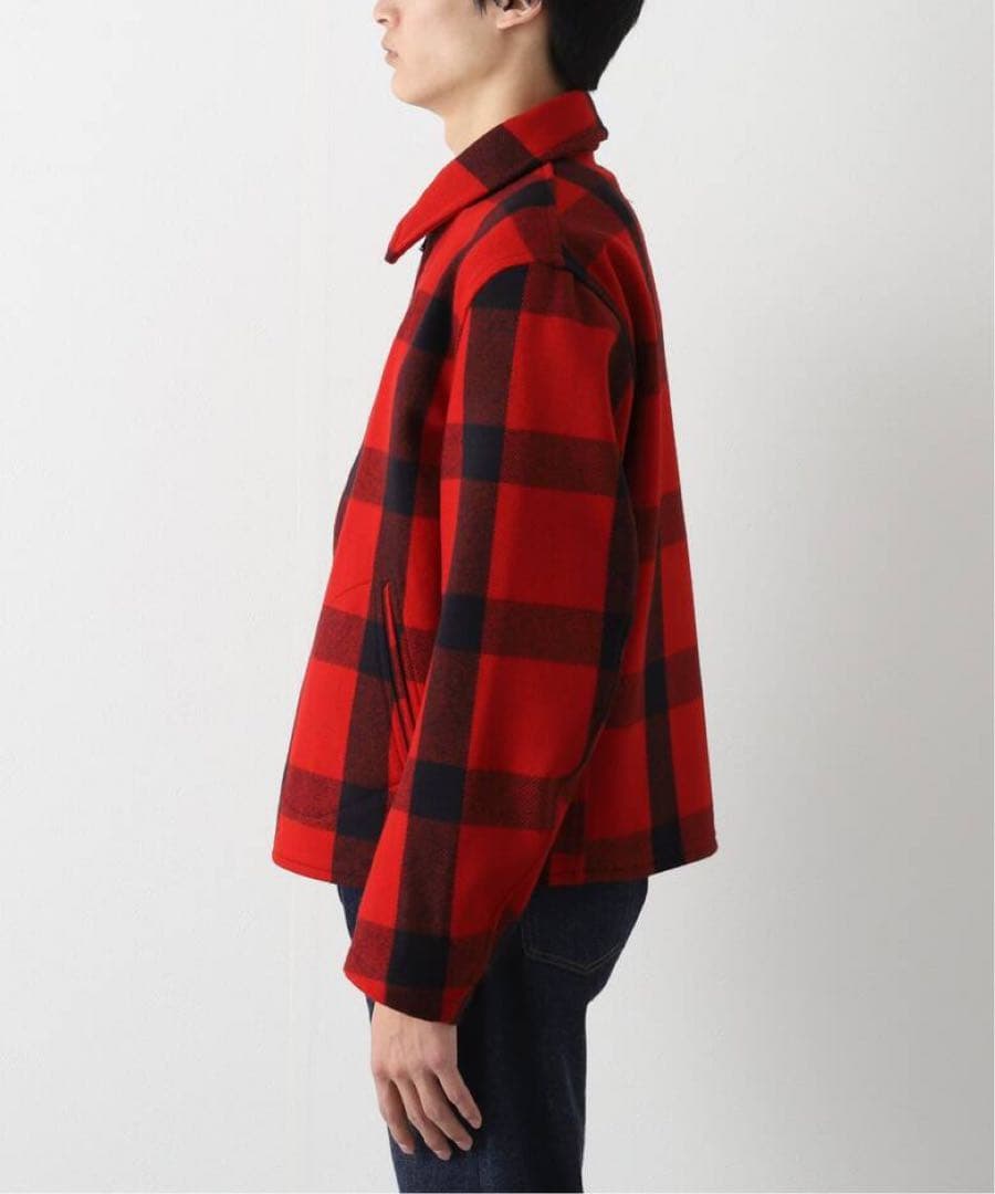 n*y様 L'ECHOPPE RE-PURPOSE ウールチェックブルゾン
