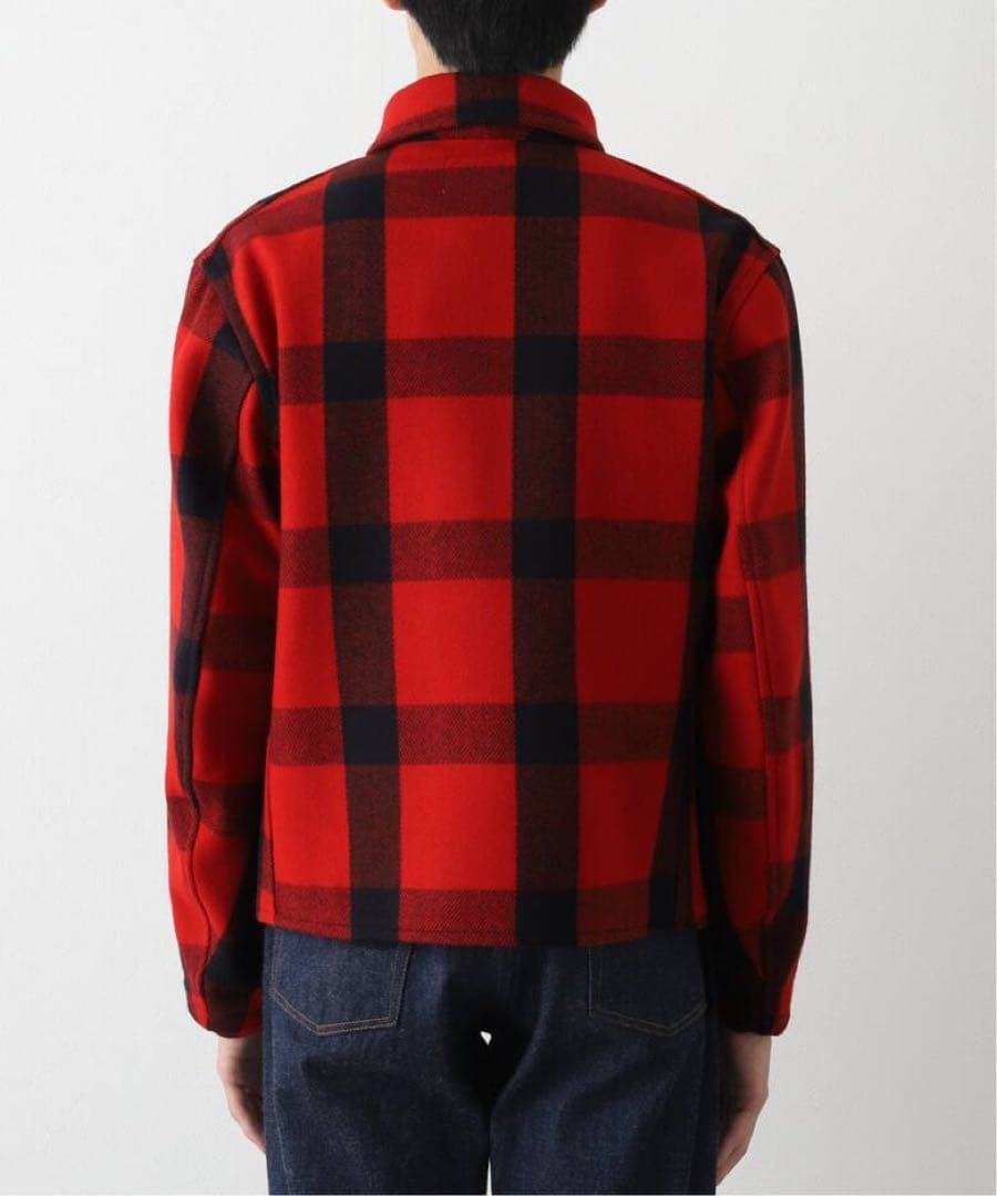 n*y様 L'ECHOPPE RE-PURPOSE ウールチェックブルゾン