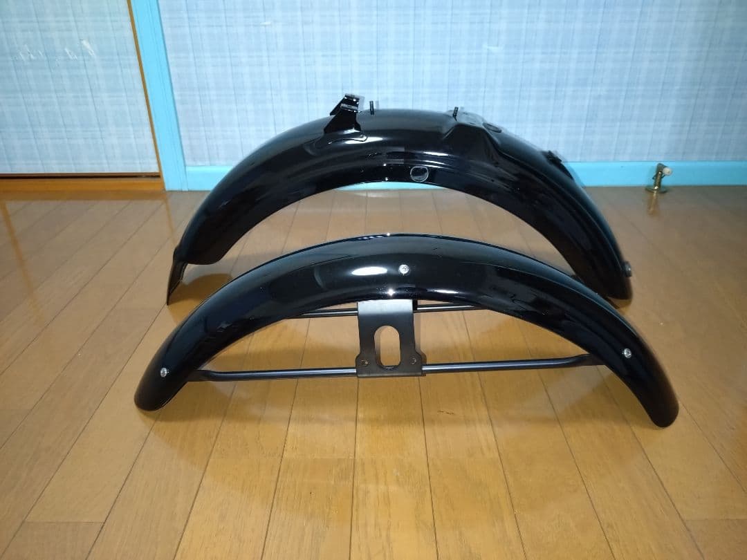 カワサキ　メグロ用フロント・リアフェンダーセット