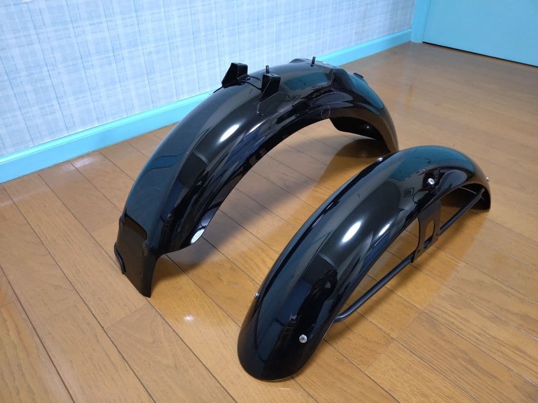 カワサキ　メグロ用フロント・リアフェンダーセット