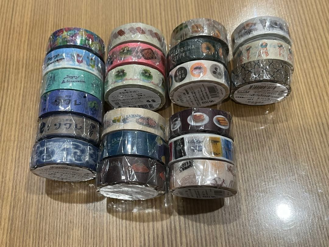 【喫茶店ごとにセット可】夢ミル京都喫茶巡りマスキングテープ21点セット