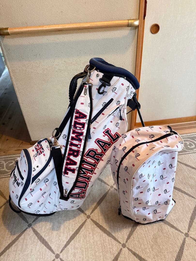 ★美品★アドミラル軽量スタンド式キャディバッグ