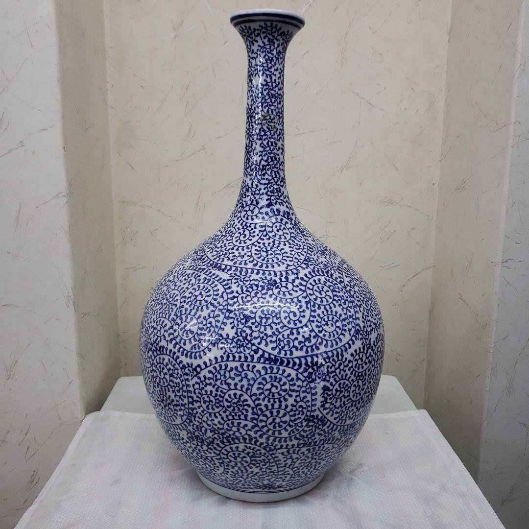 Ｂフライデー蔵出し特価　鶴首陶器花瓶50cm