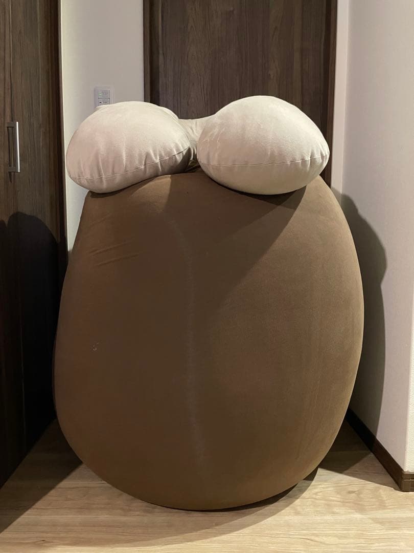 引き取り限定 ヨギボーMAX＋サポート カバー2色　ブラウン　ベージュ