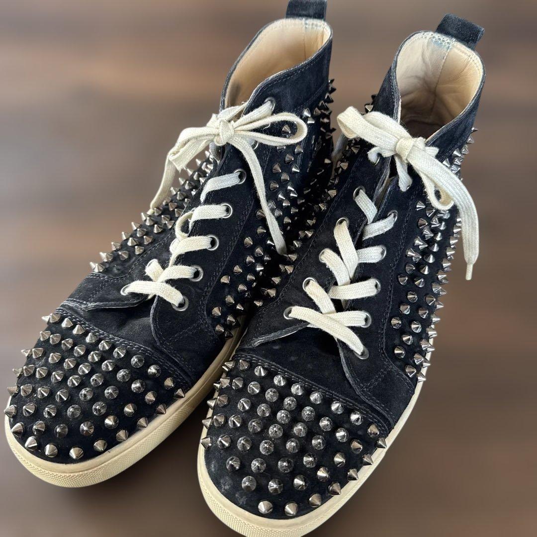 Christian Louboutin スタッズハイカットスニーカー