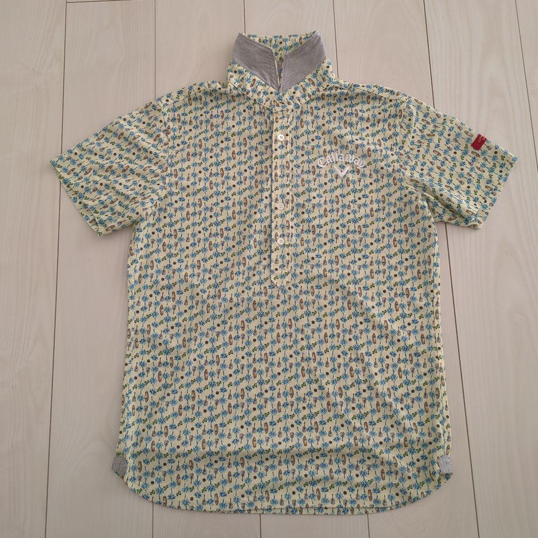 ★美品★Callaway パターン柄ポロシャツ Mサイズ