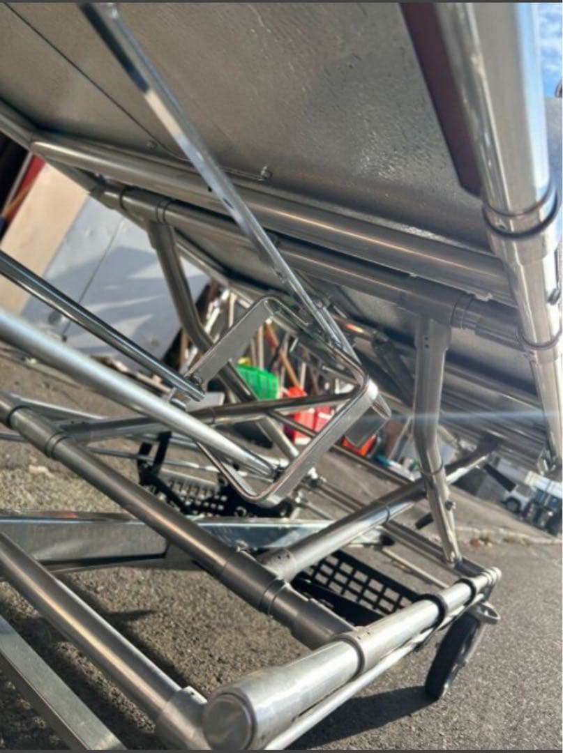 海もんた MRI室用ストレッチャー 33-NM 備品 キャスター付き