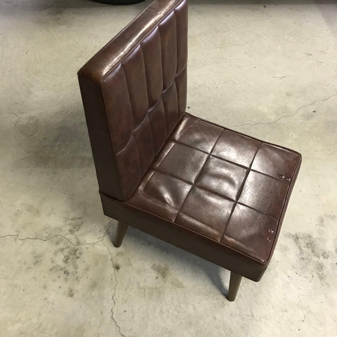 カリモク Kチェア ビンテージ レトロ ブラウン