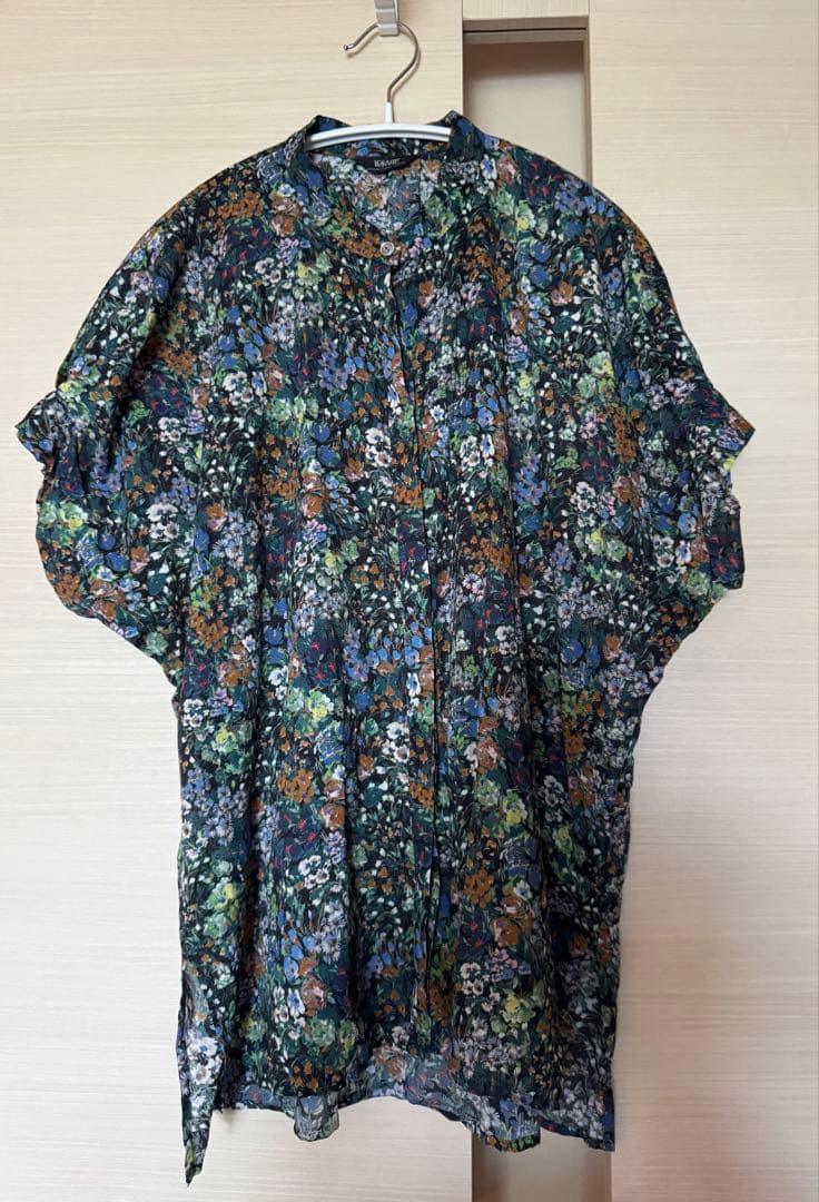 JOURNAL STANDARD L'ESSAGE タックスリーブシャツ　小花柄
