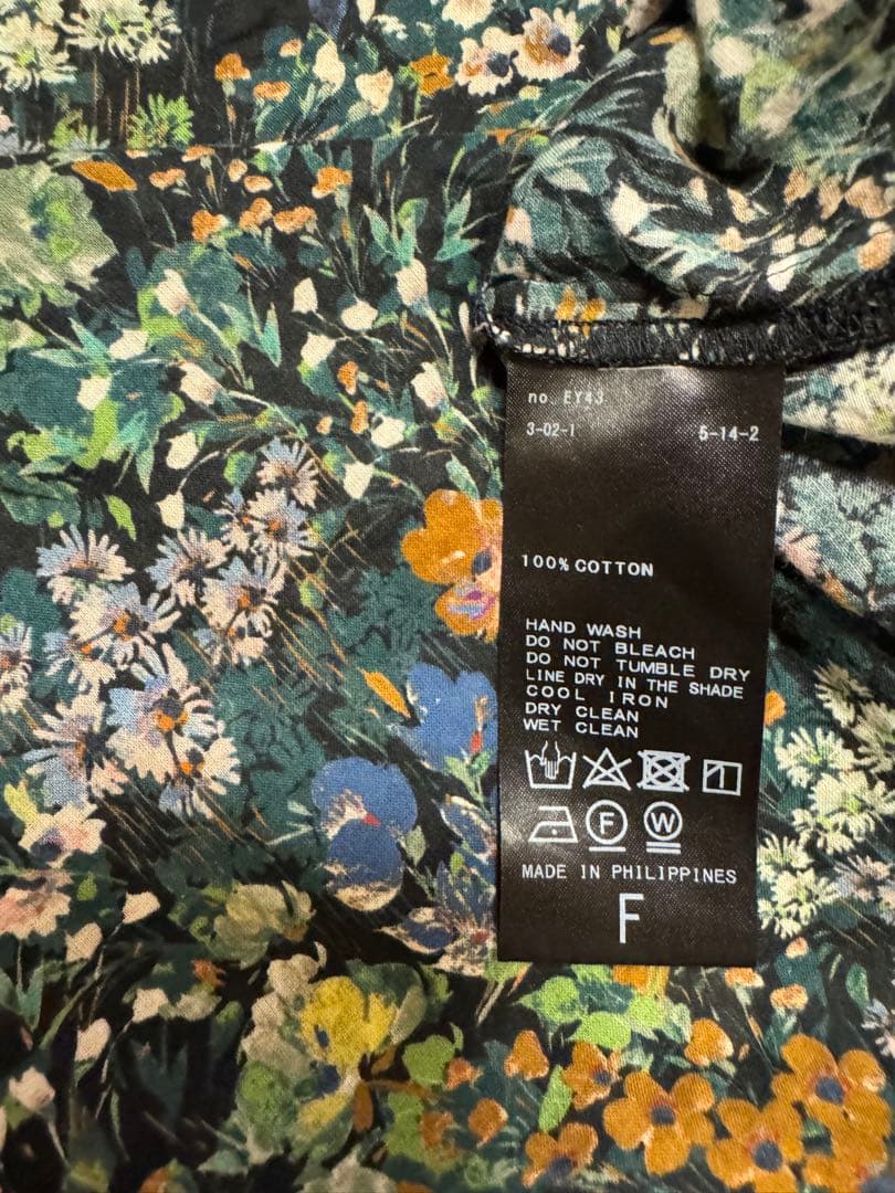 JOURNAL STANDARD L'ESSAGE タックスリーブシャツ　小花柄