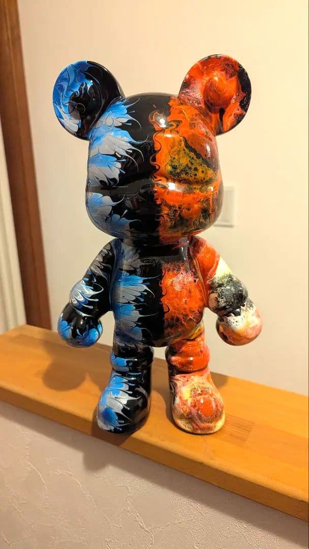 ベアアート⑨（青×赤サイバークマ）