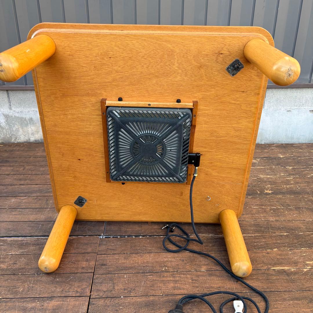北欧レトロ 天然木 木製コタツテーブル センターテーブル カフェテーブル