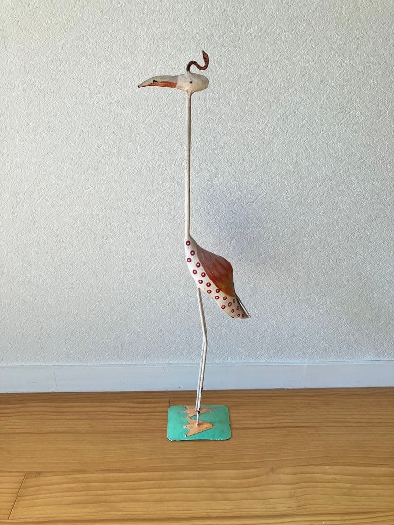 フラミンゴオブジェ（アイアン）/ピンク