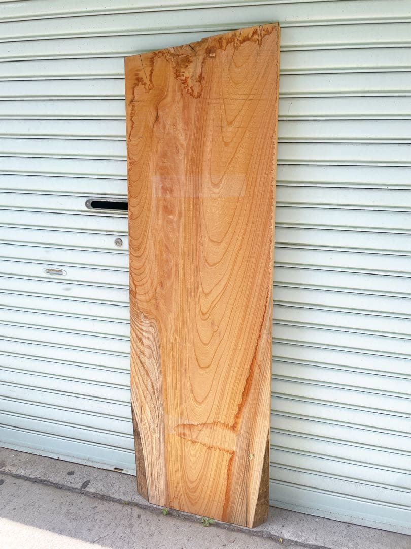 天然　欅　DIY材　木材　天板　無垢材　カウンターテーブル　デスク　机　一枚板