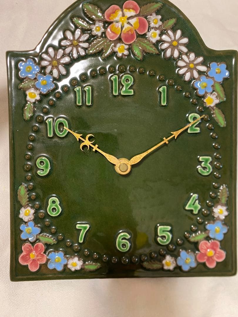 北欧陶板を代表Jie Gantofta（ジィ・ガントフタ）陶板ウォールクロック