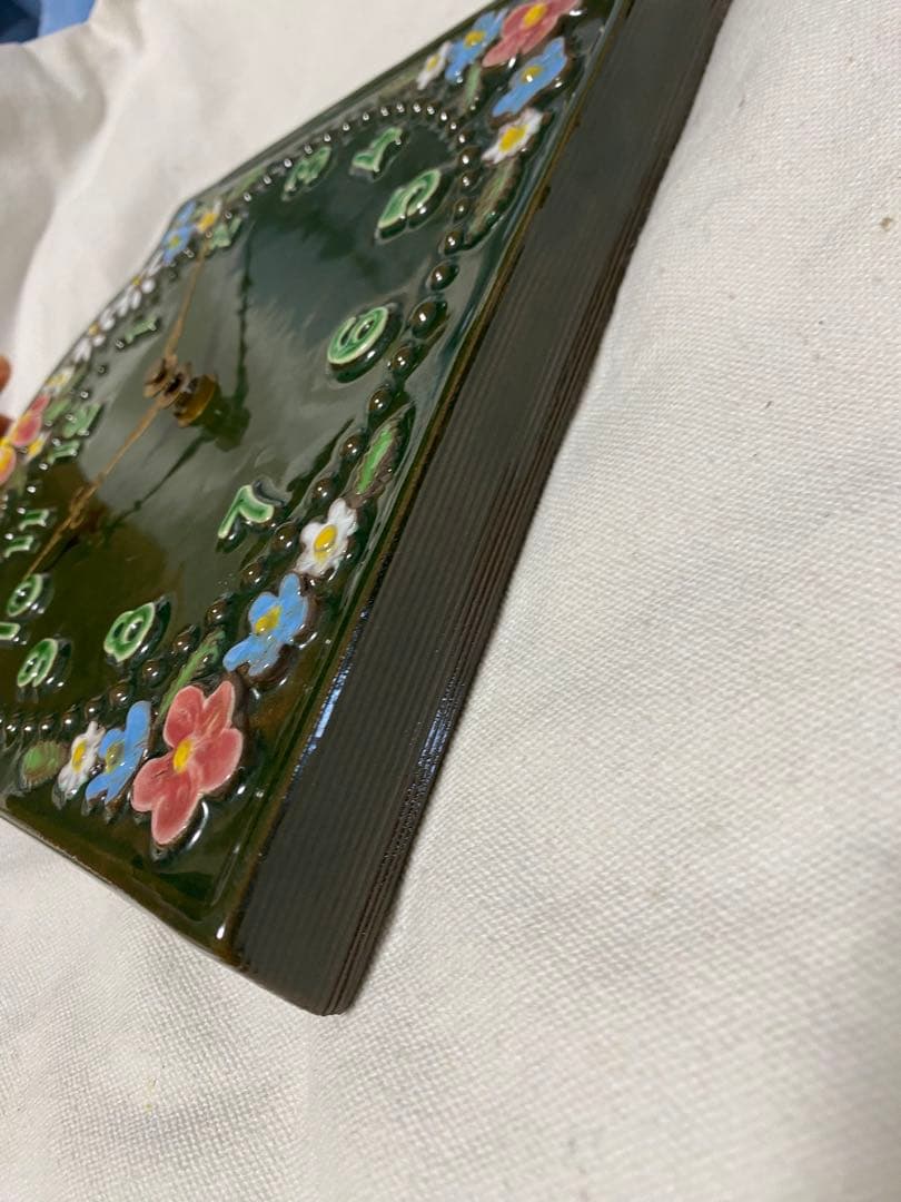 北欧陶板を代表Jie Gantofta（ジィ・ガントフタ）陶板ウォールクロック