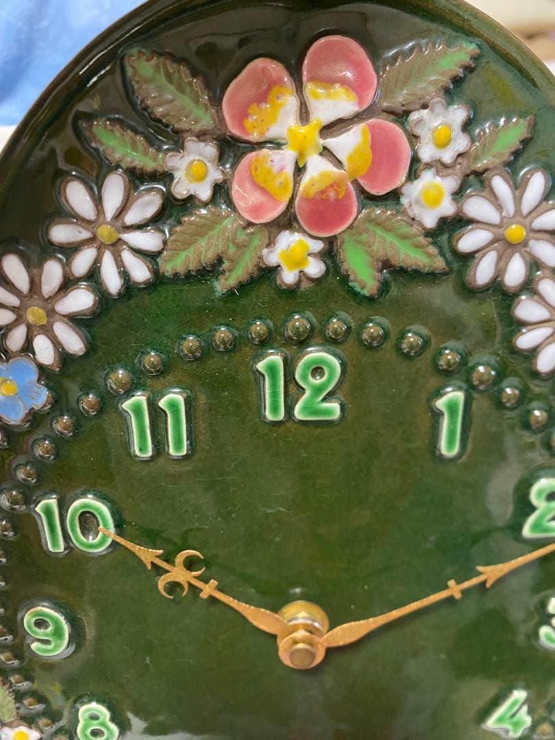 北欧陶板を代表Jie Gantofta（ジィ・ガントフタ）陶板ウォールクロック