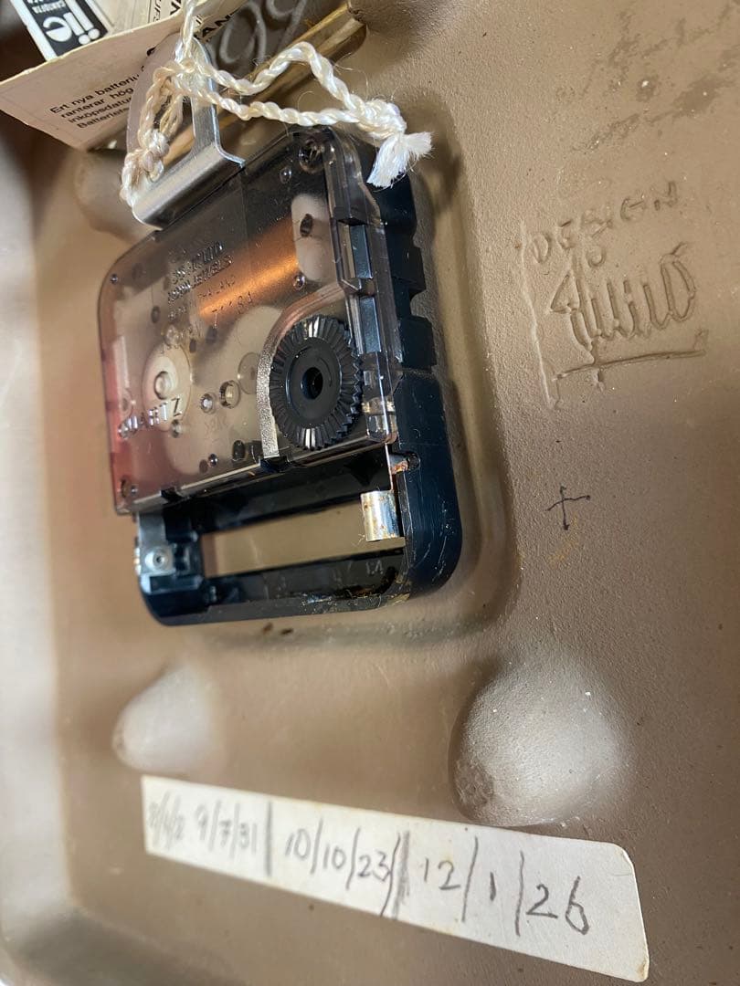 北欧陶板を代表Jie Gantofta（ジィ・ガントフタ）陶板ウォールクロック