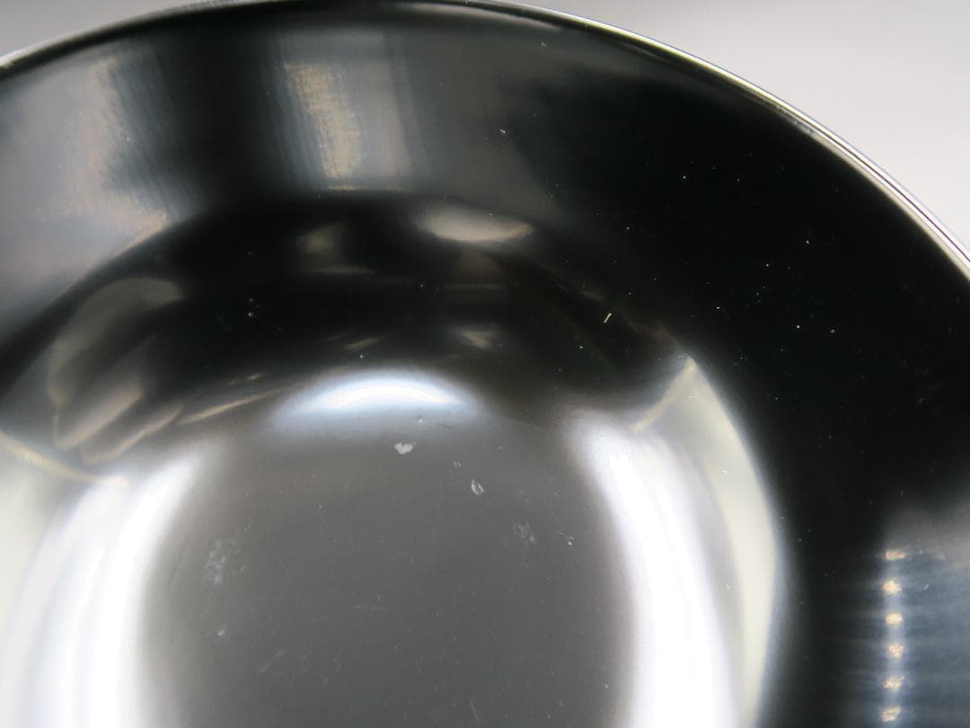 【輪島塗】鉄仙蒔絵 吸物椀 黒塗 見返し蒔絵 五客揃 天然木 共箱