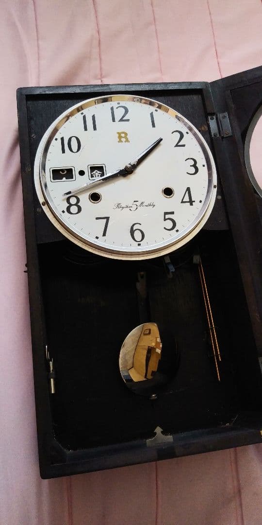 アンティーク ゼンマイ時計 掛け時計 昭和 レトロ ヴィンテージ