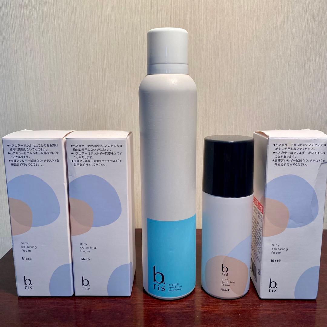 b.ris ビーリス カラーリングフォーム&シャンプー 4点セット【まとめ売り】