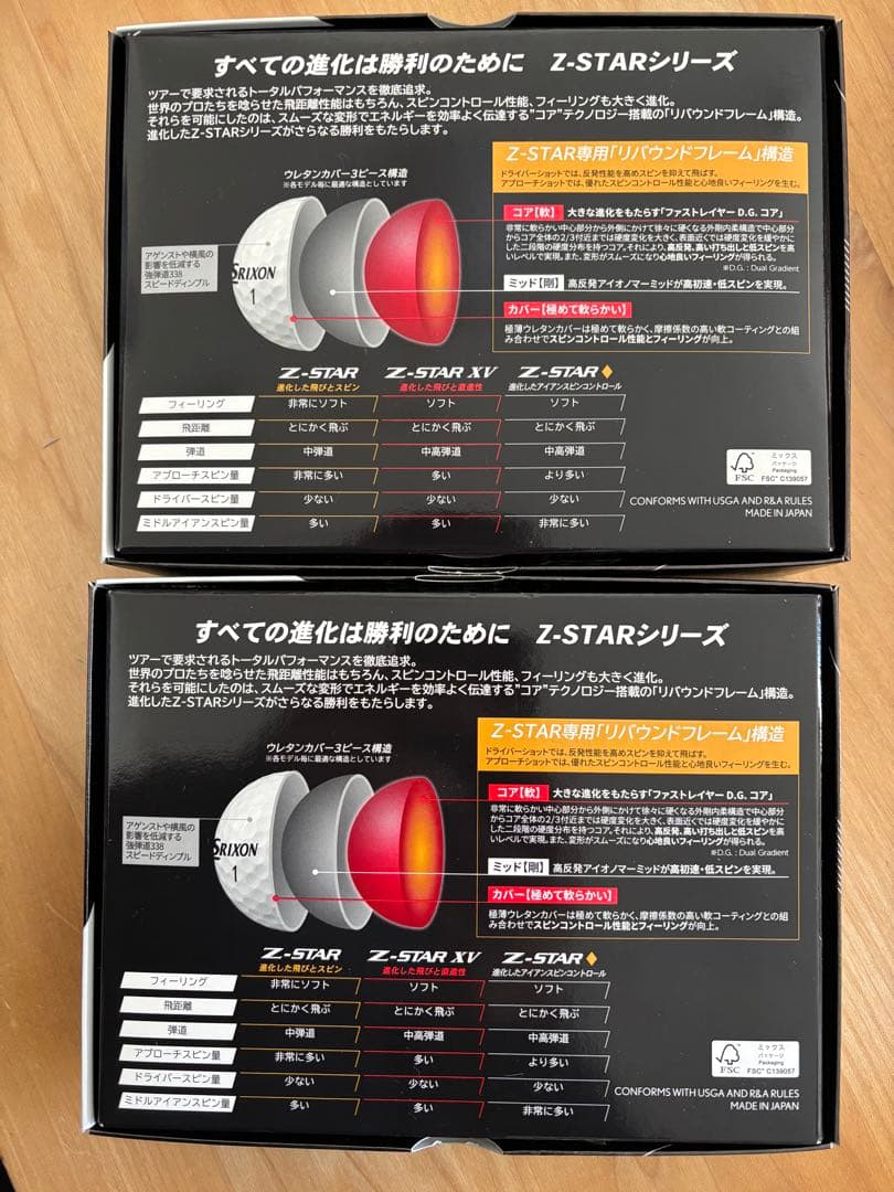 ゴルフボール　スリクソン SRIXON Z-STAR