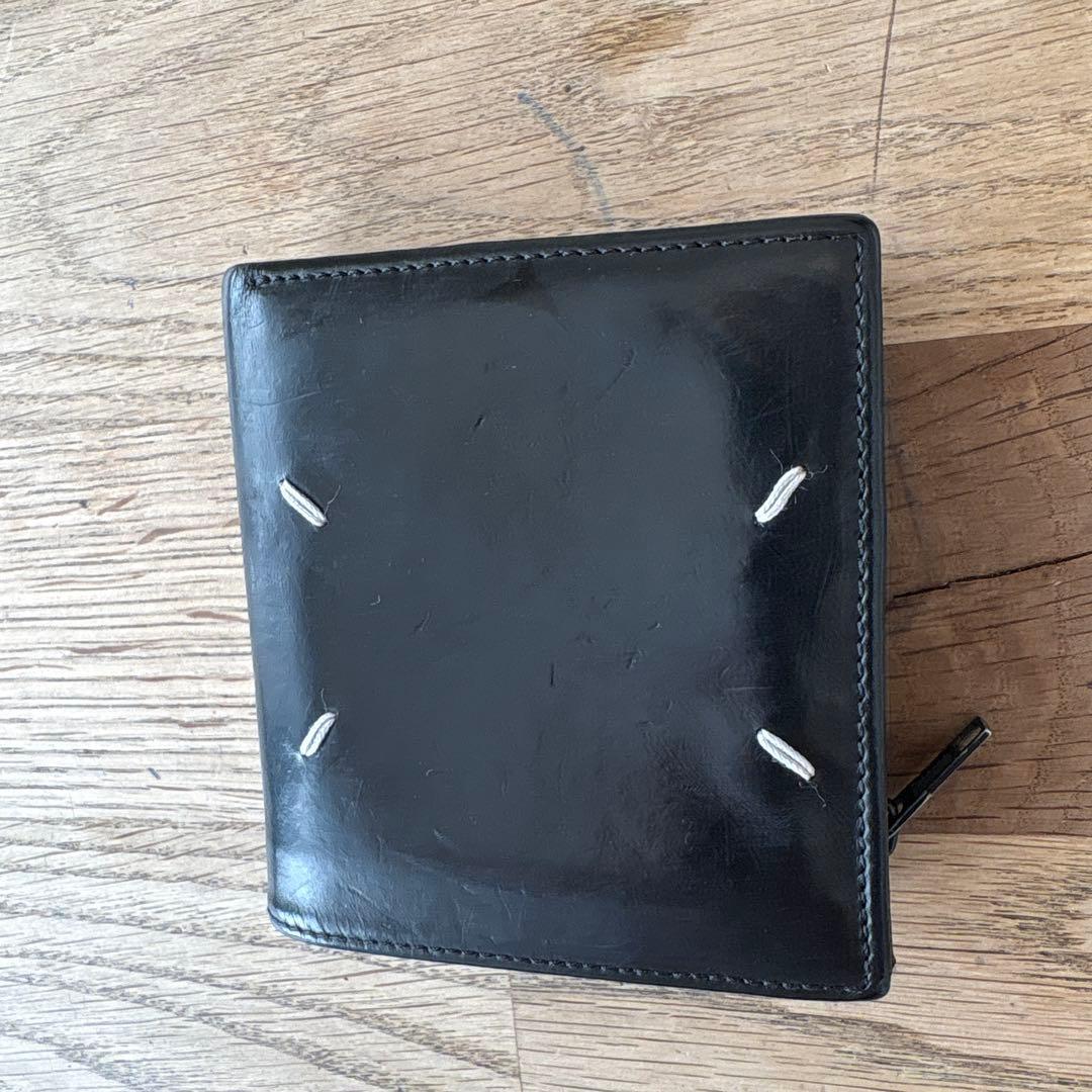 Maison Margiela 二つ折り財布 黒　マルジェラ