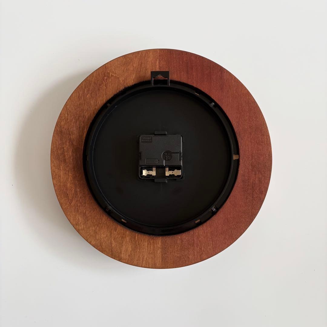 80s90s イングランド製 木製掛け時計