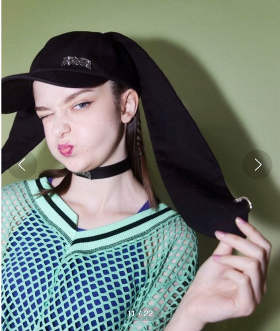 Candy Stripper CND BUNNY EAR キャップ うさぎ耳