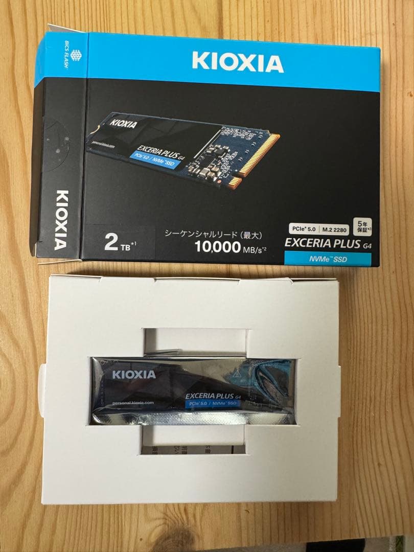 KIOXIA EXCERIA PLUS G4 2TB M.2 SSD キオクシア