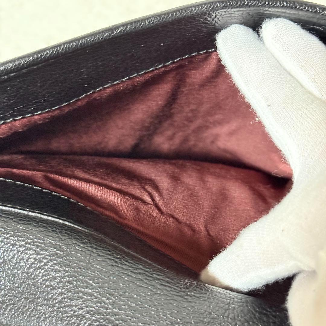 極美品✨LOEWE ロエベ アマソナ 36 ハンドバッグ レザー シボ革　黒