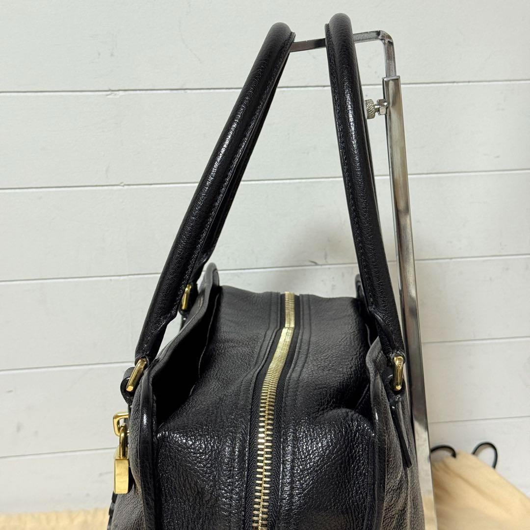 極美品✨LOEWE ロエベ アマソナ 36 ハンドバッグ レザー シボ革　黒