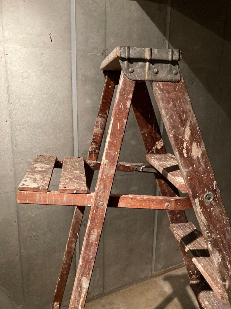 【値下げ】ビンテージ 脚立 アメリカン雑貨