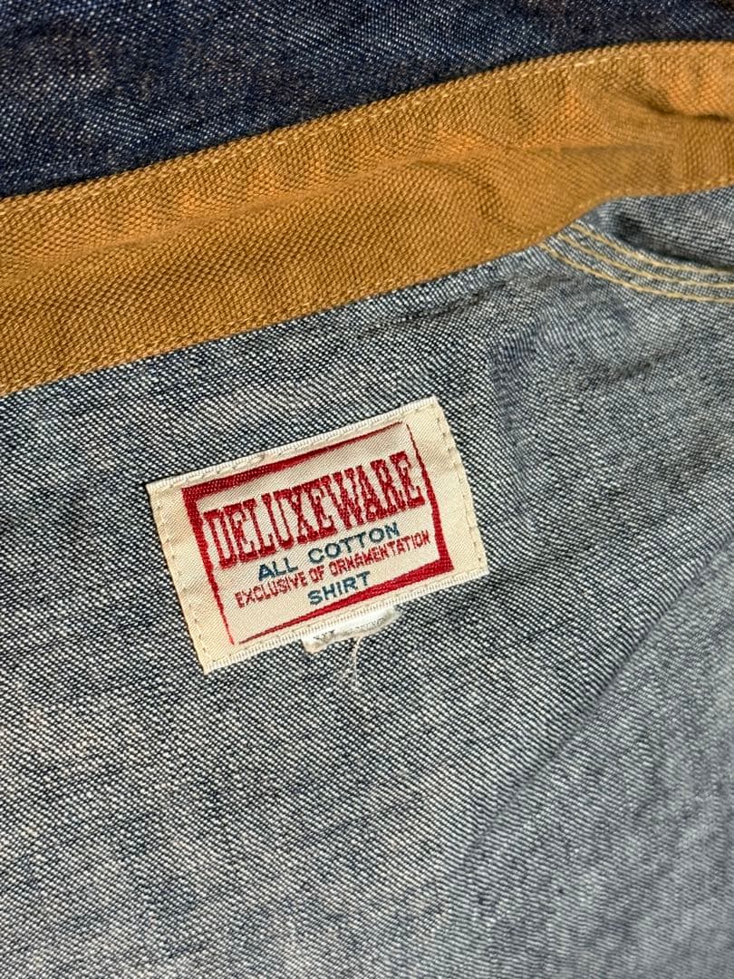 DELUXEWARE デラックスウエア　7640 デニムシャツ　ＸＬ
