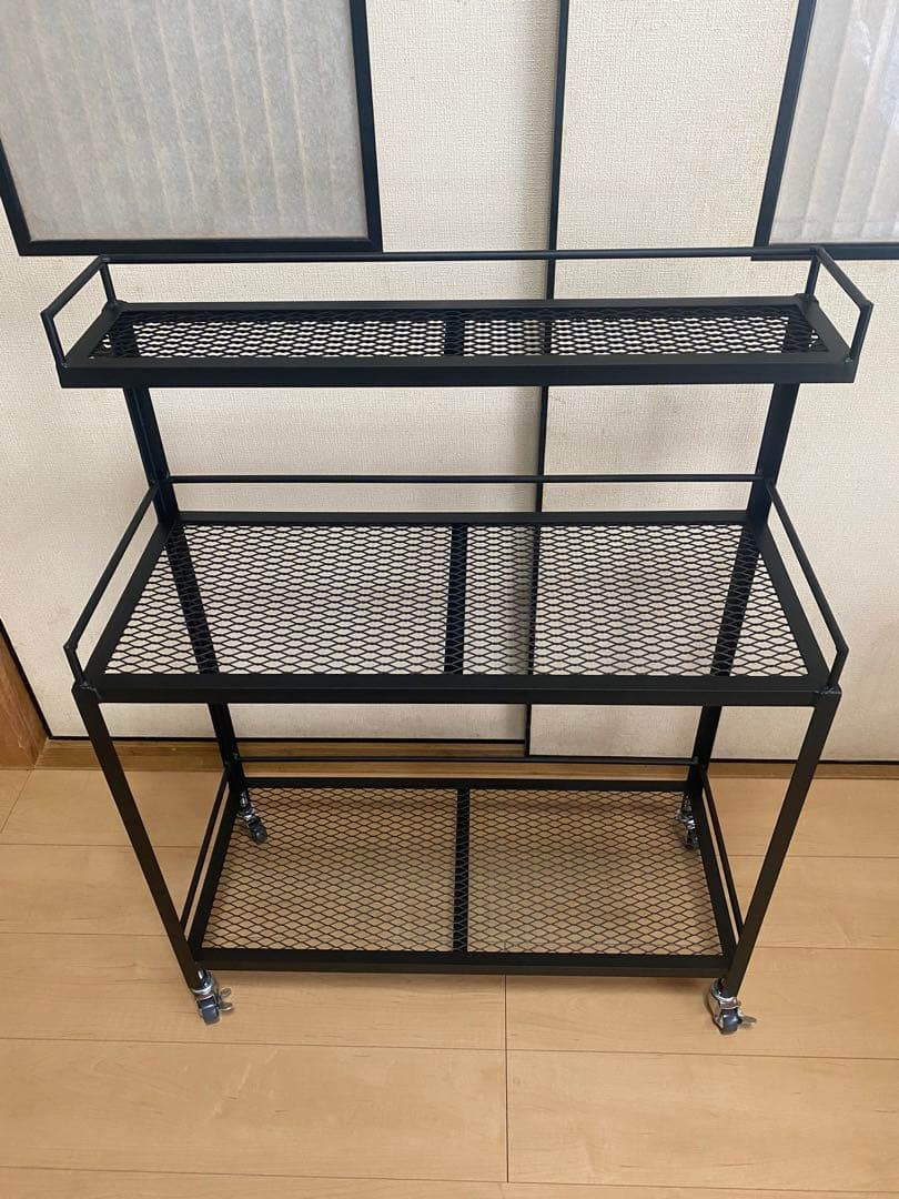 アイアンシェルフ　アイアンラック　インダストリアル 多肉植物　アガベ