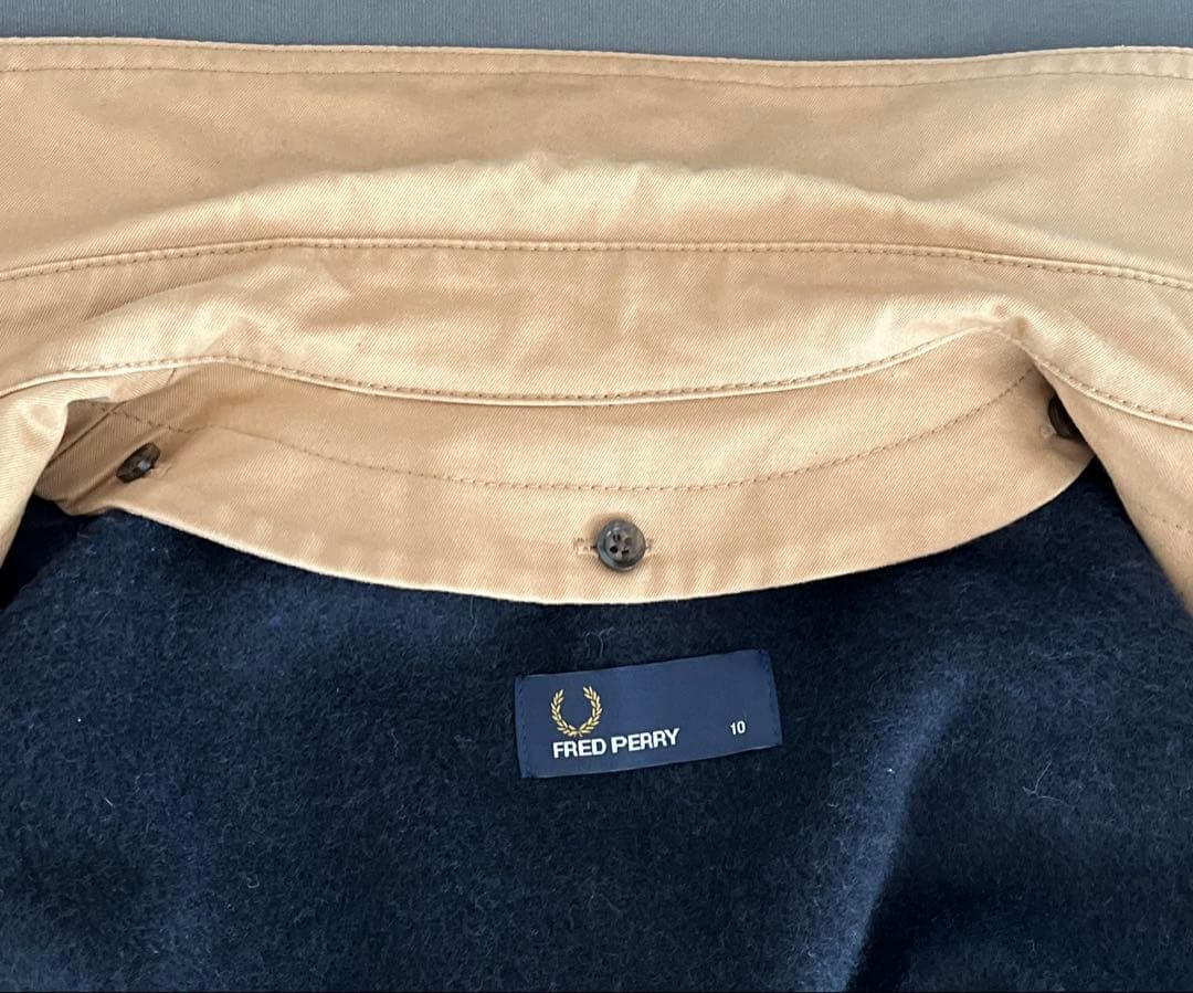 FRED PERRY フレッドペリー　TRENCH COAT ライナー付き　美品