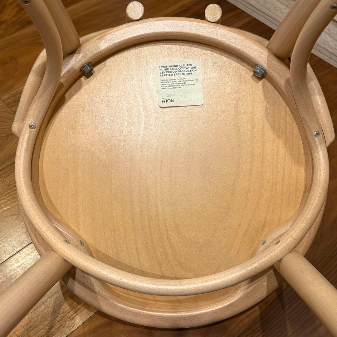 ②【美品】曲げ木ダイニングチェア TON チェコ トーネット